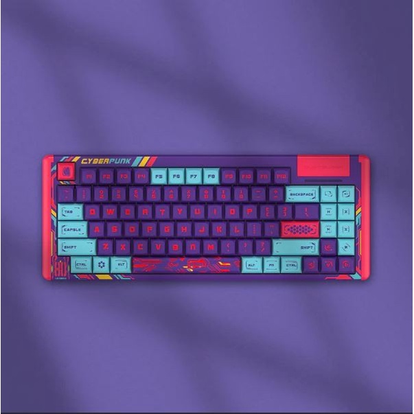 DUSTSILVER CYBERPUNK PRO TKL RGB Backlit Hot-swappable Keyboard