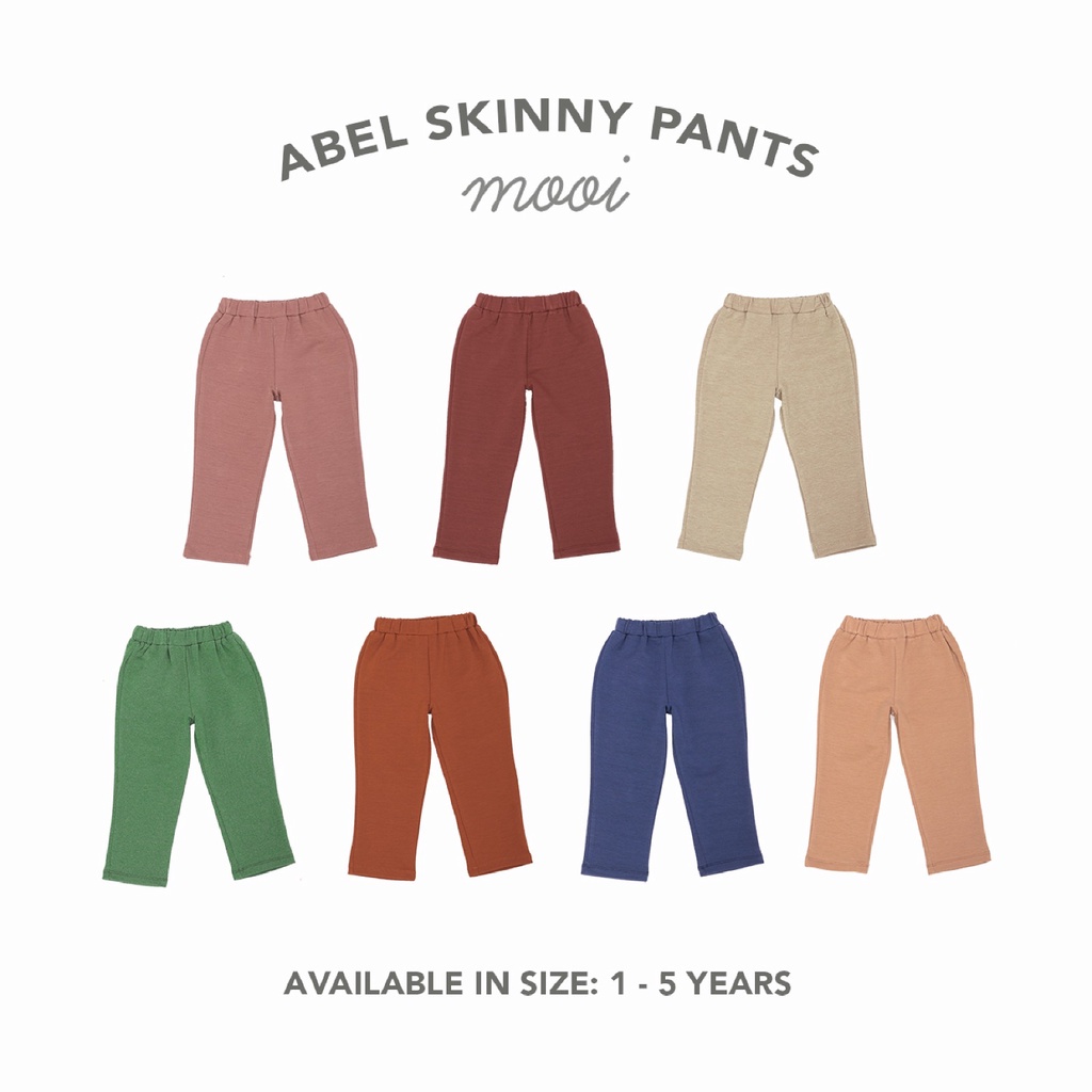 PROMO 7.7 PROMO BAJU LEBARAN MURAH MOOI ABEL SKINNY PANTS CELANA PANJANG ANAK PEREMPUAN 1-5 TAHUN