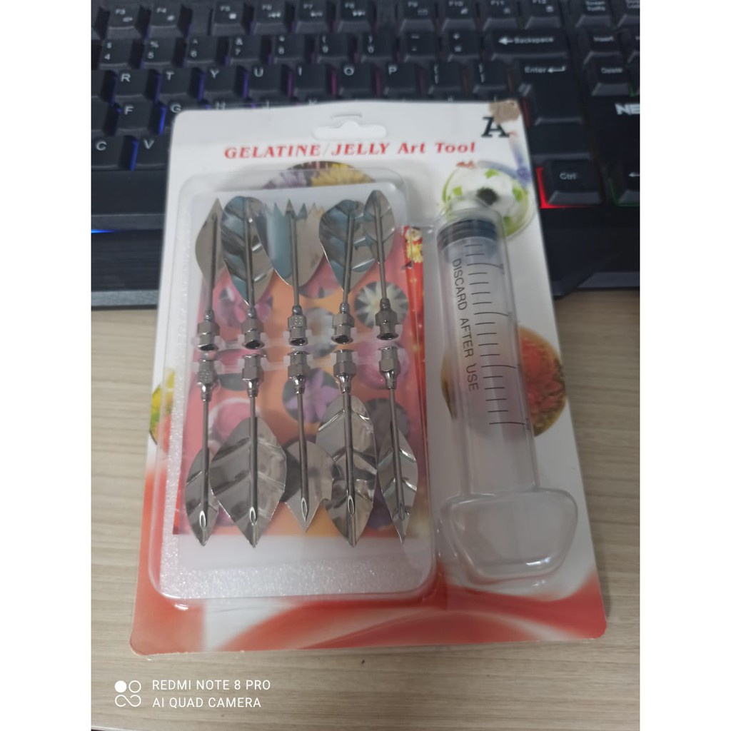 set Pudding Nozzle 3D Jelly Flower Cake Jello Gelatin Art Tool