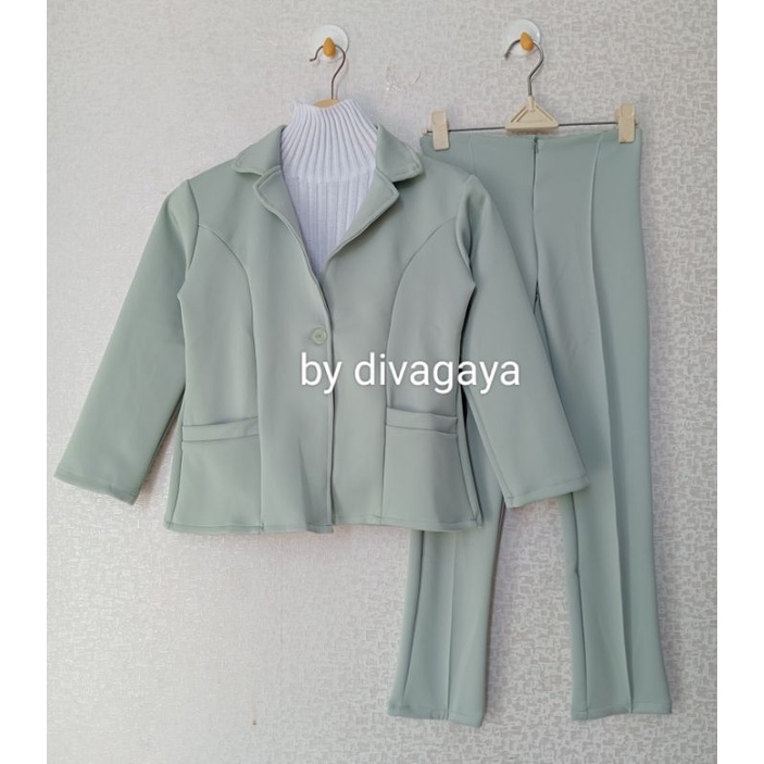 ONE SET KIDS BLAZER KRAH + CELANA PENSIL