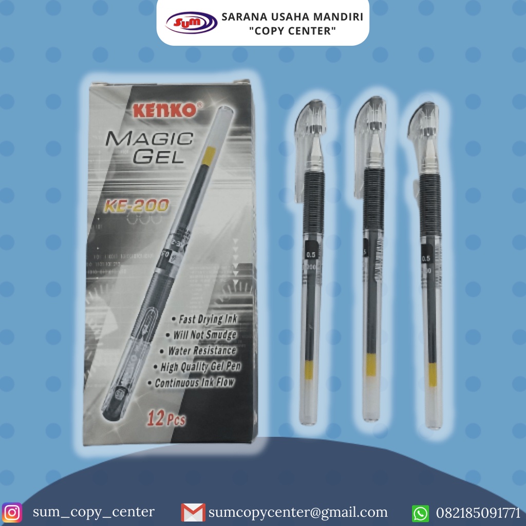 

Pulpen Kenko KE - 200 Magic Gell (PCS)