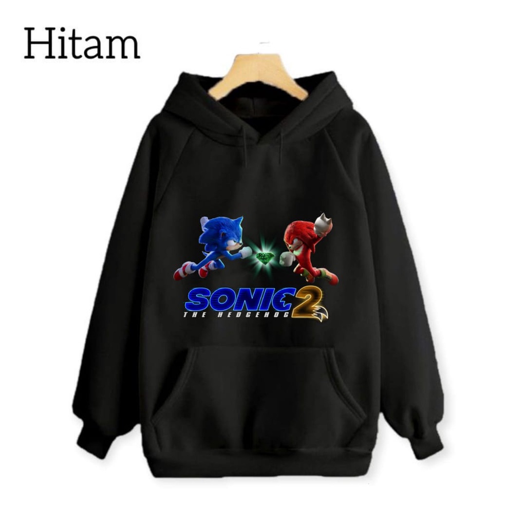 Hzl_outfit Sweater Hoodie Sonic Vs Sonic Hoodie Anak Anak