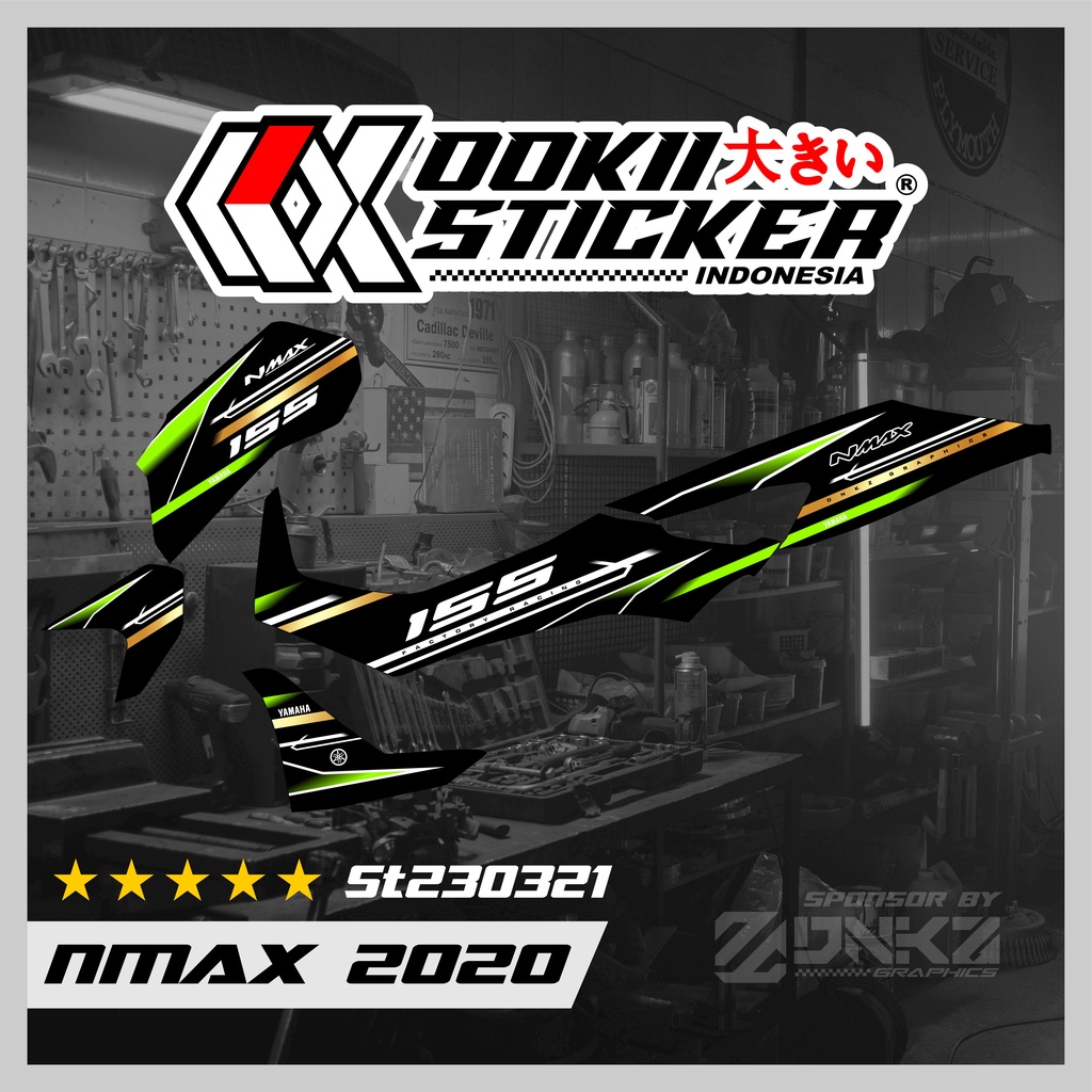 Stiker Nmax 2020 Decal Striping Nmx 2020 Premium Racing 230321 OOKIII