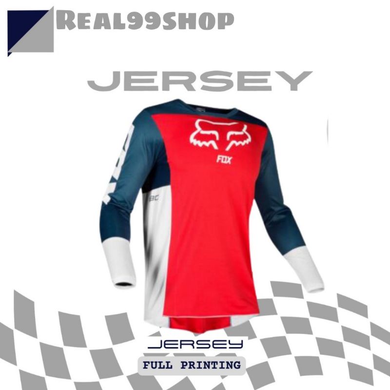 Jersey trail motocross sepeda Downhill MTB