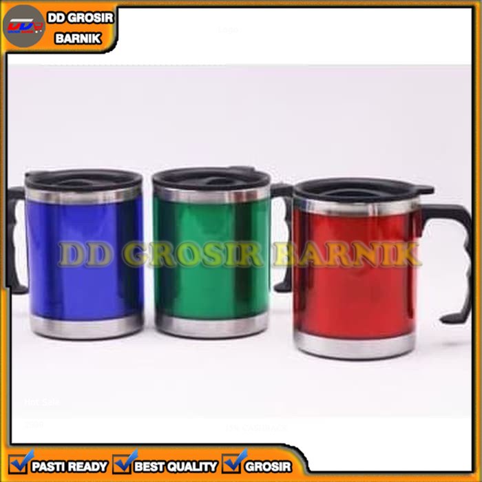 [DGB] GELAS MUG CANGKIR TERMOS TAHAN PANAS TRAVEL TRAVELING WARNA 450ML 450 ML