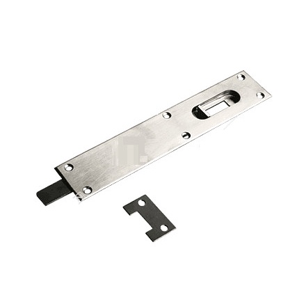 Grendel Grendel Slot Tanam Steinlis Pintu Lipat 8" Flush Bolt Plate 8 Inch