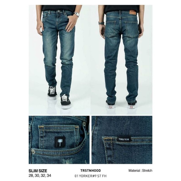 TORSTEIN DENIM LONG PANTS | CELANA JEANS PANJANG TORSTEIN " 01 YORKER#9 ST FH " ORIGINAL