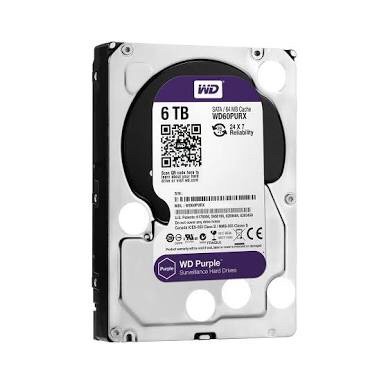 Harddisk / HDD Internal CCTV WD Purple 3.5 6TB sata