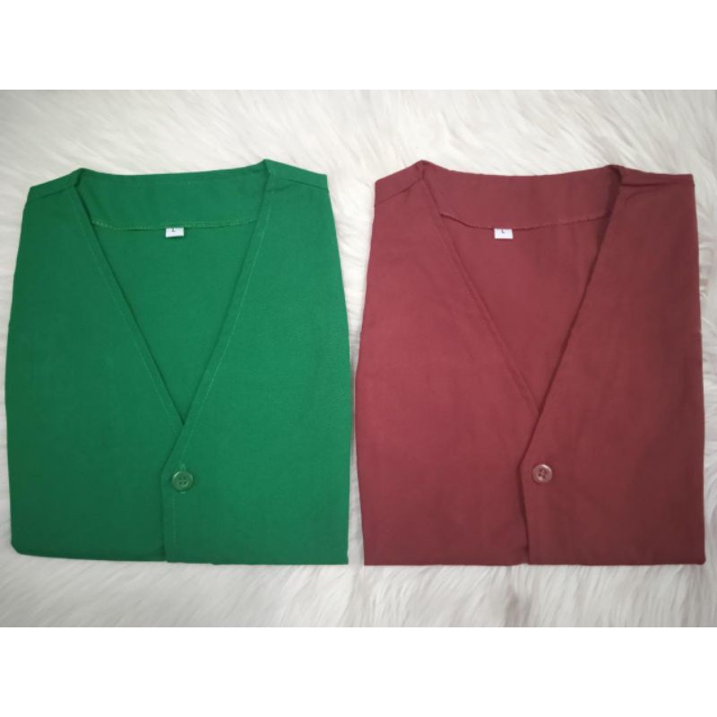 Baju Rompi Sekolah SD/ MI | Rompi Sekolah Merah dan Hijau Merk Seragam