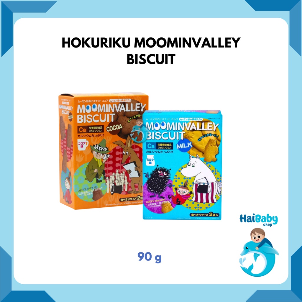 

Hokuriku Moominvalley Biscuit 90gr/Biscuit 12Bulan+