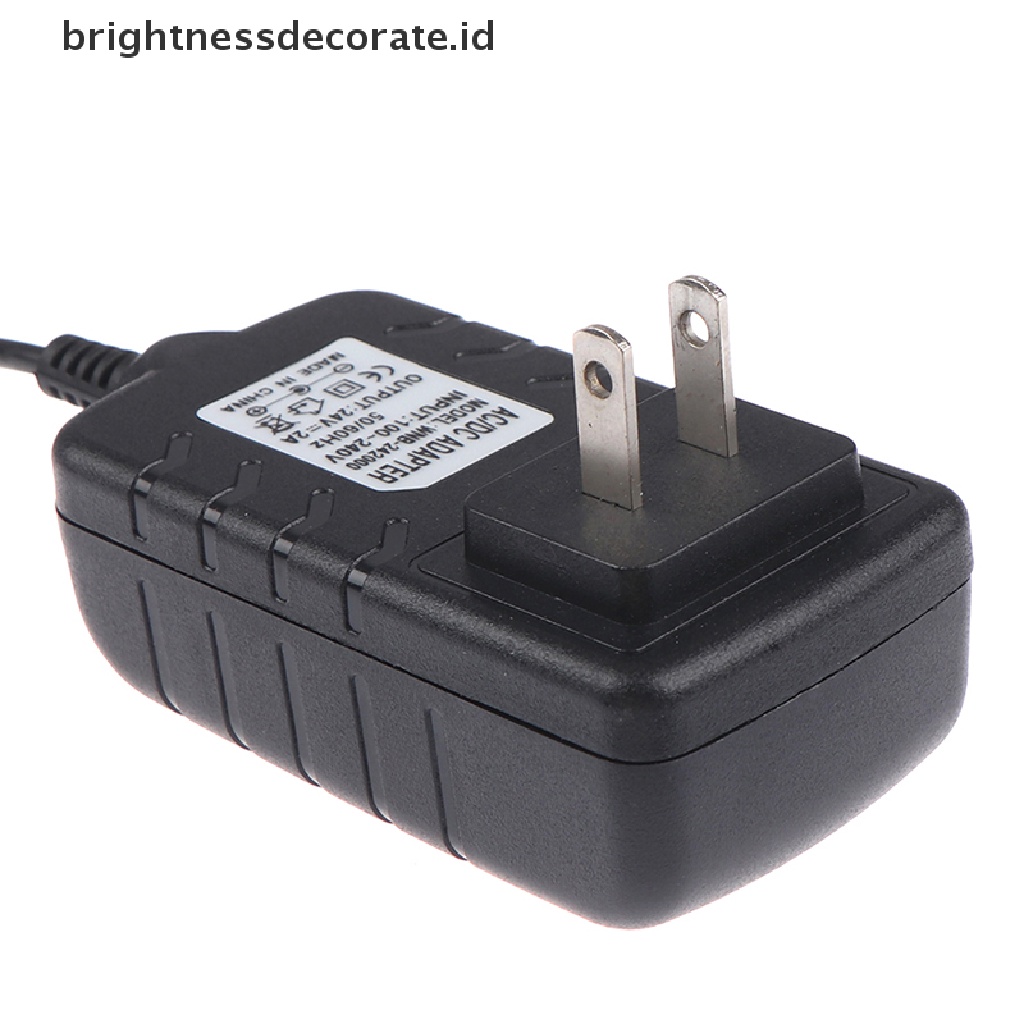 [Birth] 1pc 24V 2A Adaptor Power Supply Untuk Lampu LED UV Pengering Kuku Nail Art Tools [ID]