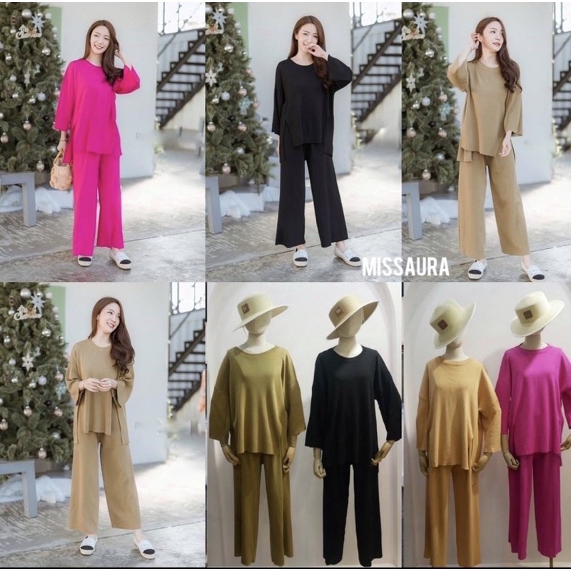 SET KNIT OVERSIZE SET RAJUT KITTY SET RAJUT NAGITA PREMIUMSLAVINA IMPORT PREMIUM