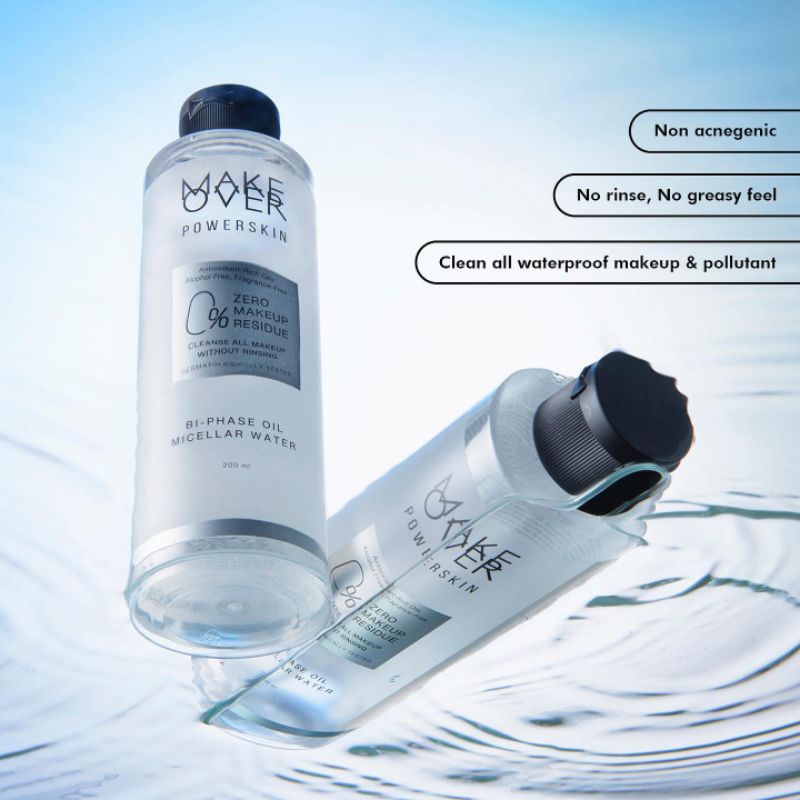 MAKE OVER Powerskin Bi-Phase Oil Micellar Water 200ml