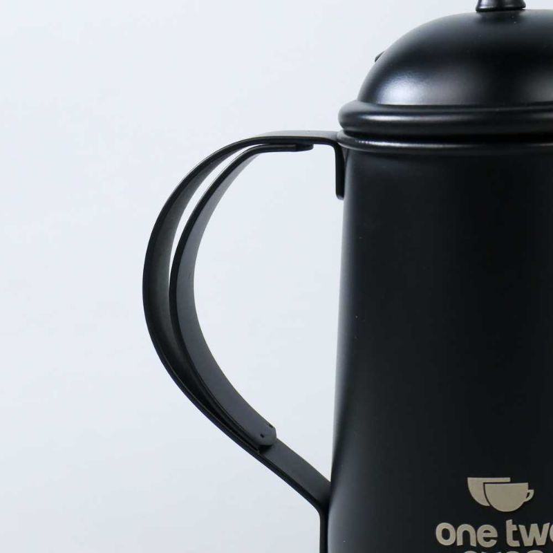 One Two Cups Coffee Maker Pot Drip Kettle Teko Kopi - HS4011 Hitam 650ml