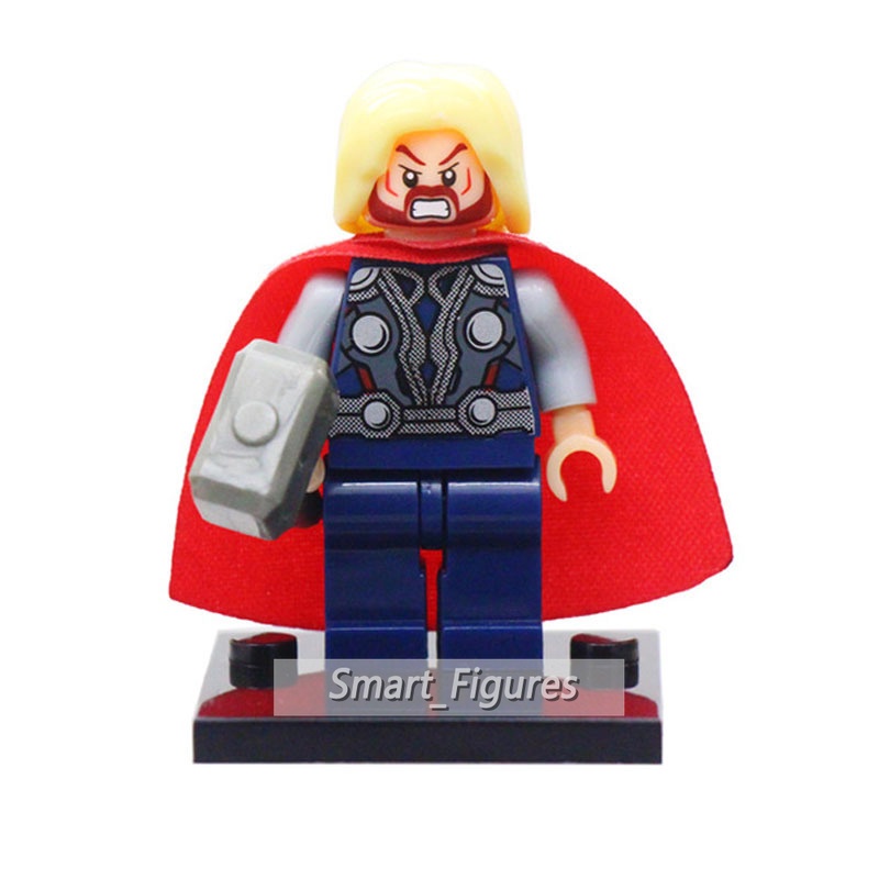 Minifigures Klasik Marvel Super Heros Superman Captain America Wolverine Thor Hulk Spiderman Mini Angka Mainan Hadiah