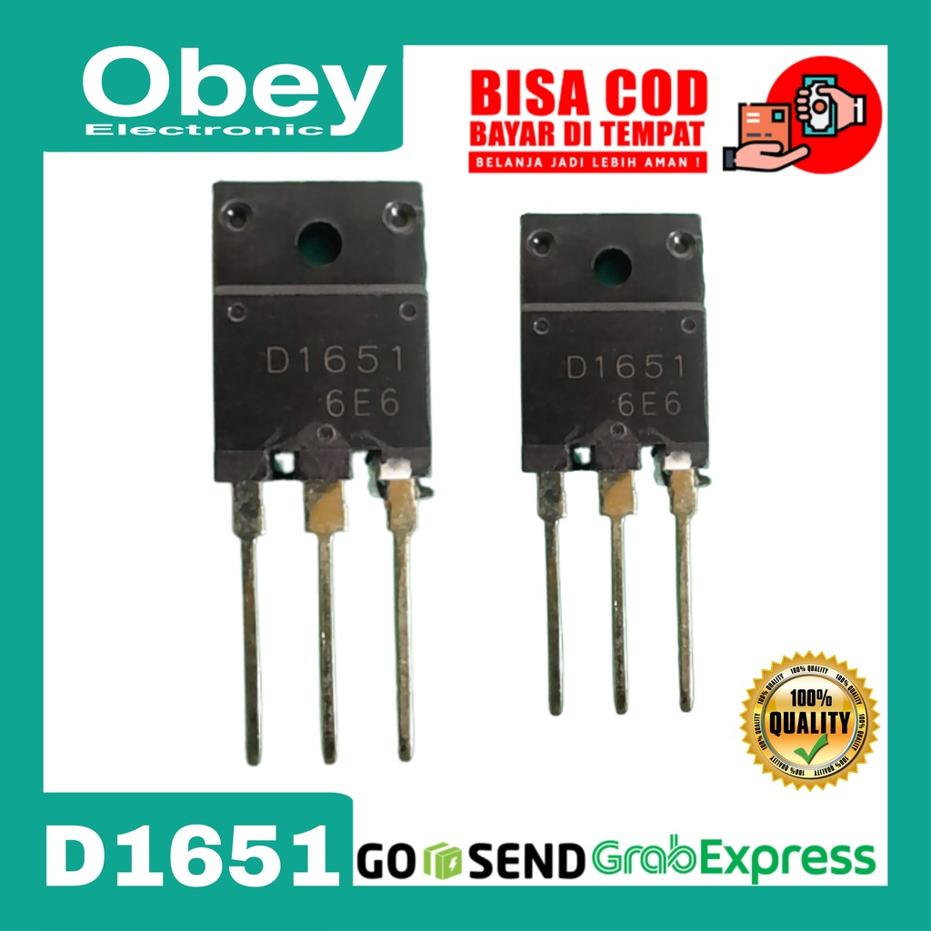 Transistor D1651 / D 1651 Original