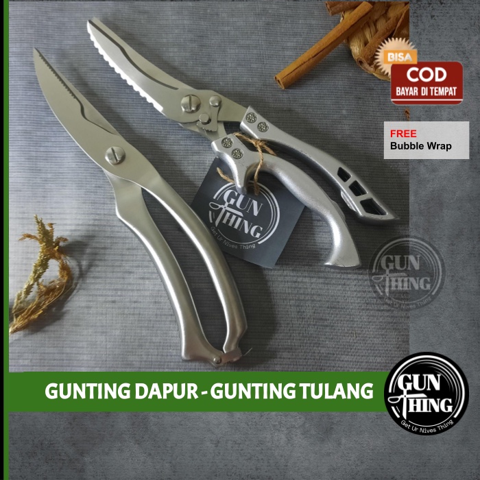 Gunting Tulang Daging Dapur / Bone Scissors Stainless Steel XITUO / XCUTTER