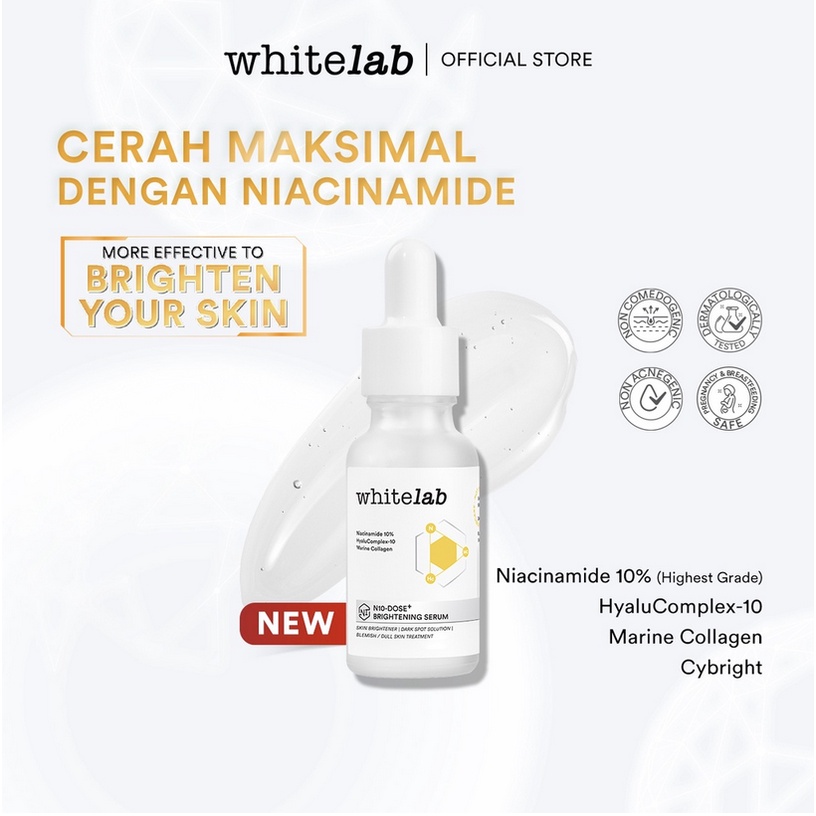 WHITELAB N10-Dose+ Brightening Serum Niacinamide 10% (20ml)