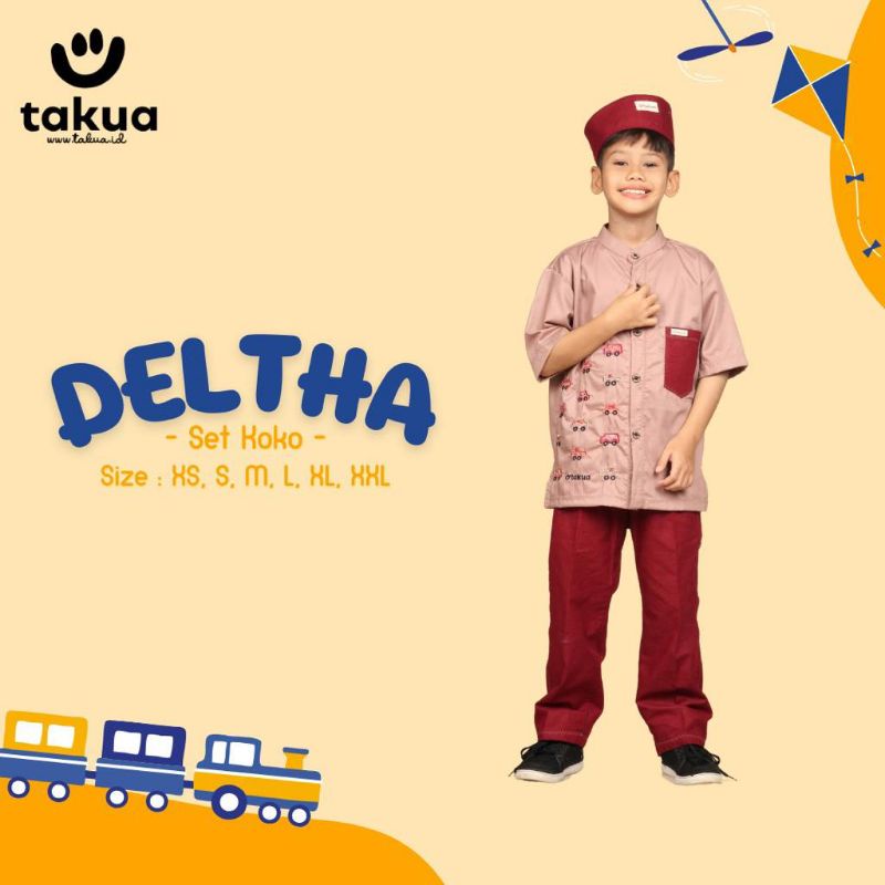 Setelan Koko Takua Anak / Setelan Koko anak Merek Takua