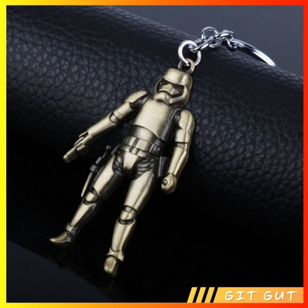 Keychain Gantungan Kunci Star Wars Stormtrooper Full Body