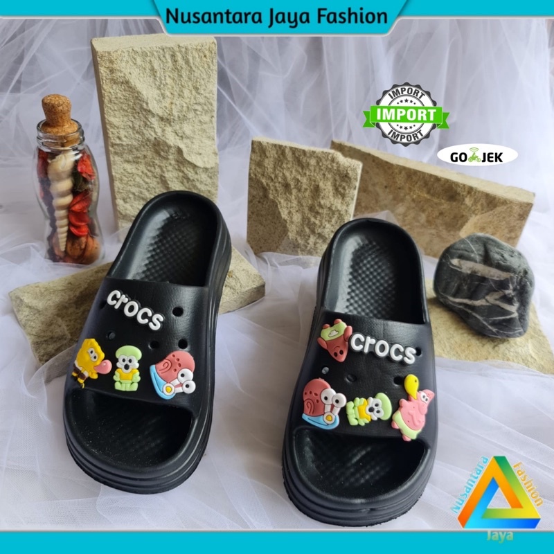 Sandal FUJI Wanita CUTE Spongebob 7806-A2