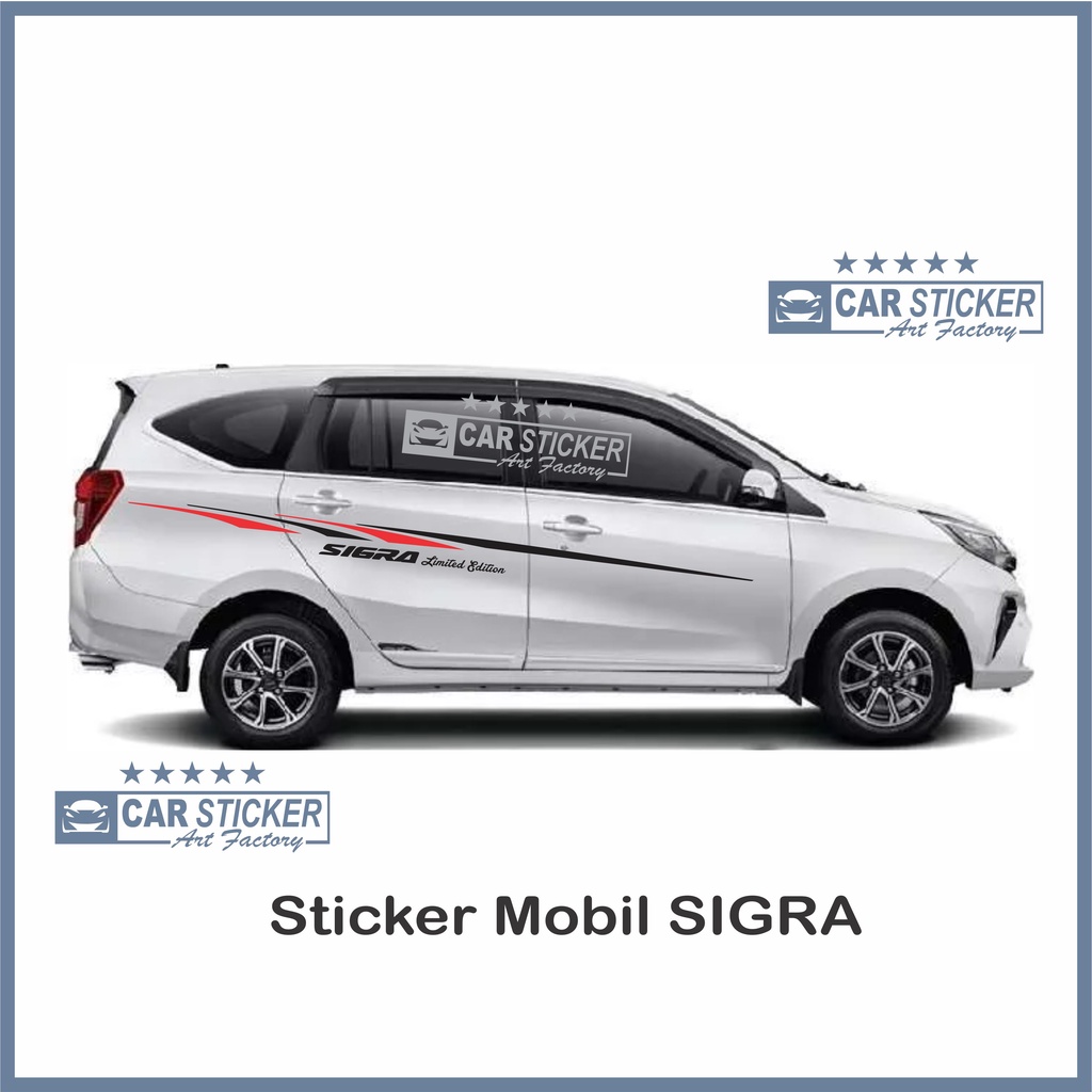 SIGRA13 Sticker mobil sigra stiker daihatsu sigra sticker mobil sigra stiker minimalis mobil sigra