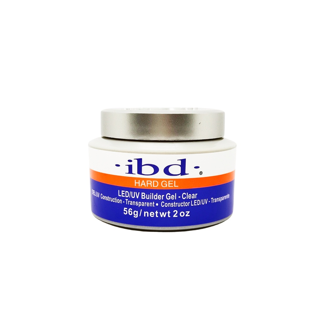 IBD Hard Gel LED / UV Builder Gel - Clear 56g