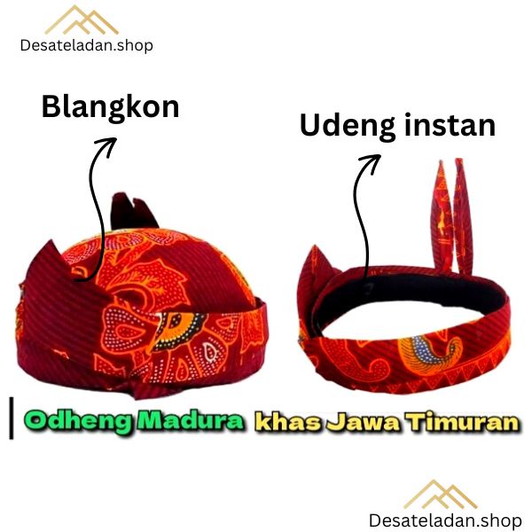NEW ⏩ UDENG SAKERA / ODHENG / IKAT KEPALA KHAS MADURA / UDENG CAK SURABAYA / BLANGKON JAWA TIMUR / B