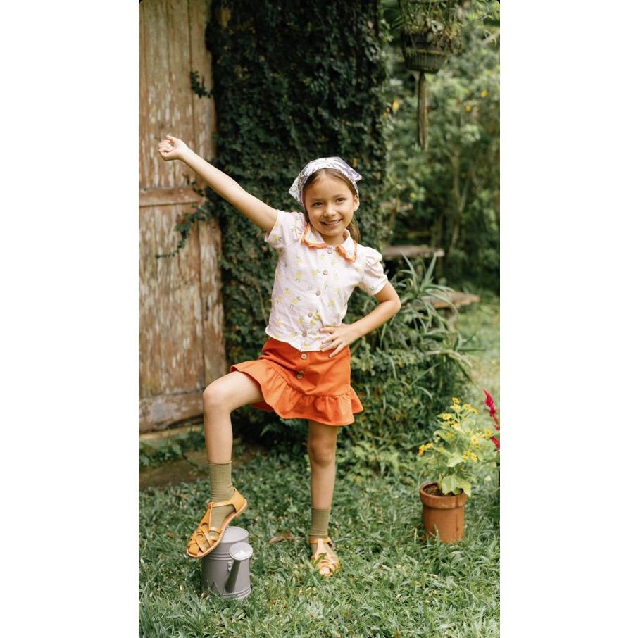 BOHOPANNA SASSY SKIRT ROK PENDEK ANAK ROK RUFFLE FASHION ANAK PEREMPUAN 1 - 10 TAHUN