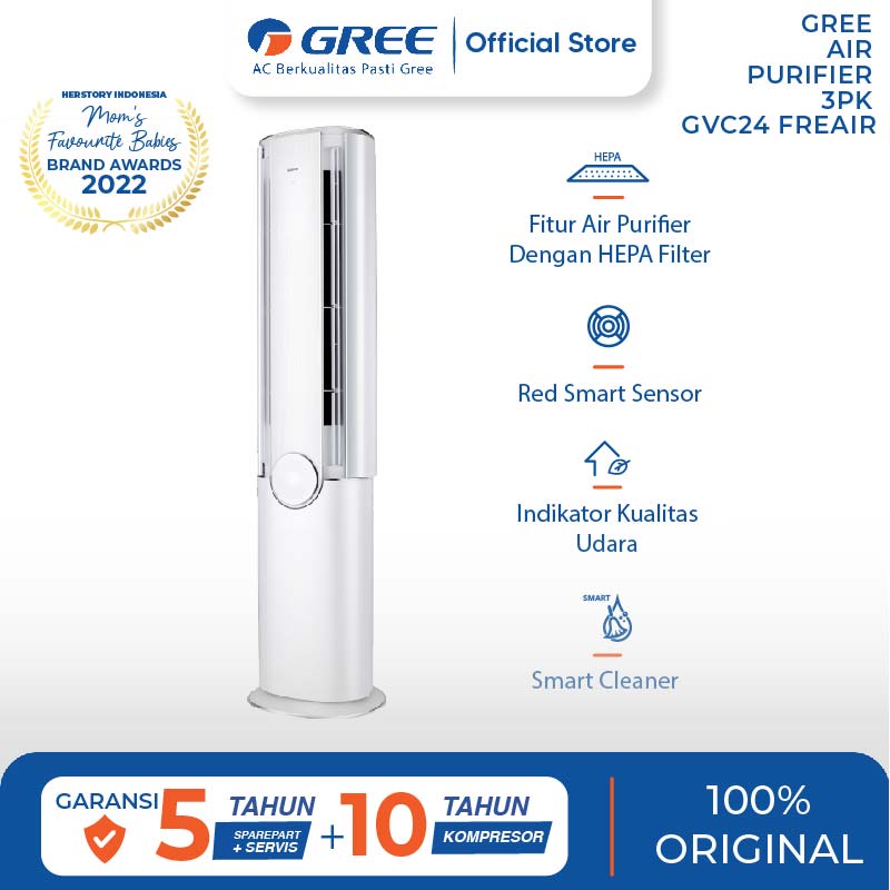 AC GREE FLOOR STANDING 2,5PK GVC-24Freair