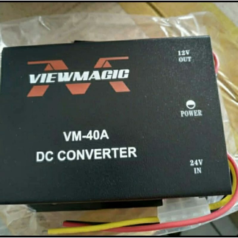 Converter DC Step Down 40A input dc 24v output dc 12v merek ViewMagic ORI
