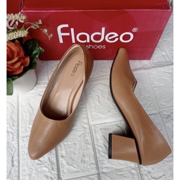 SEPATU PANTOFEL FLADEO - HIGH HEELS FORMAL WANITA