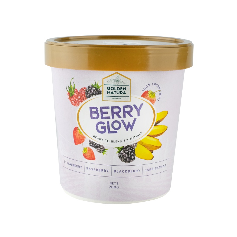 

Golden Natura Indonesia - Premium Ready-to-Blend Berry Glow Smoothies | Smoothies Buah Beku