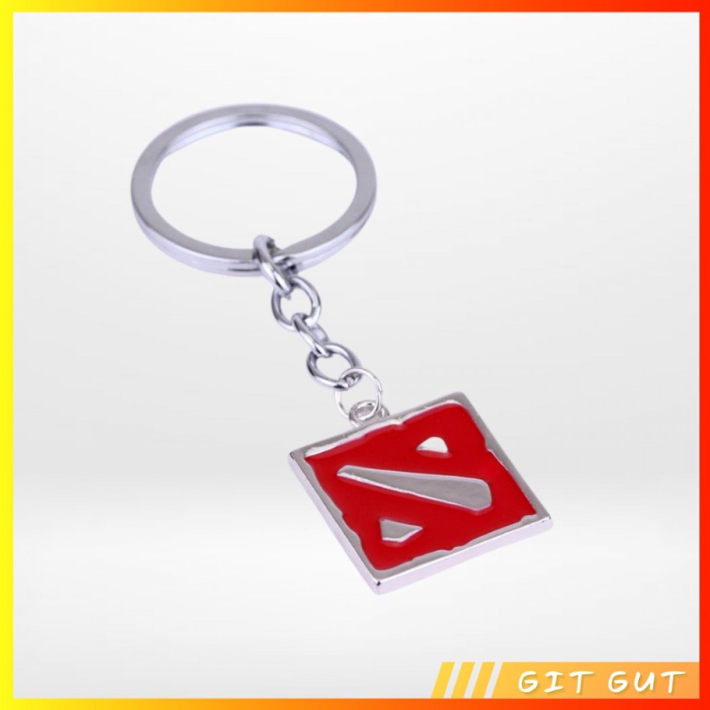 Keychain Gantungan Kunci Dota 2 Logo Symbol Scroll