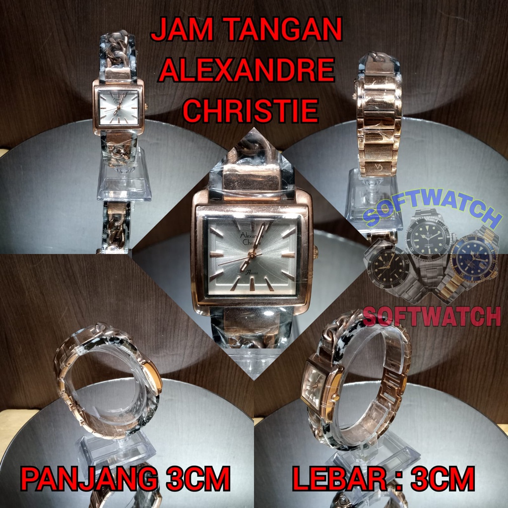 JAM TANGAN ARLOJI ALEXANDRE CHRISTIE ASLI 100% ORIGINAL WANITA