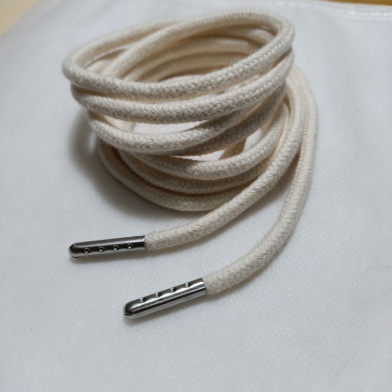 tali sepatu bulat padat aglet besi