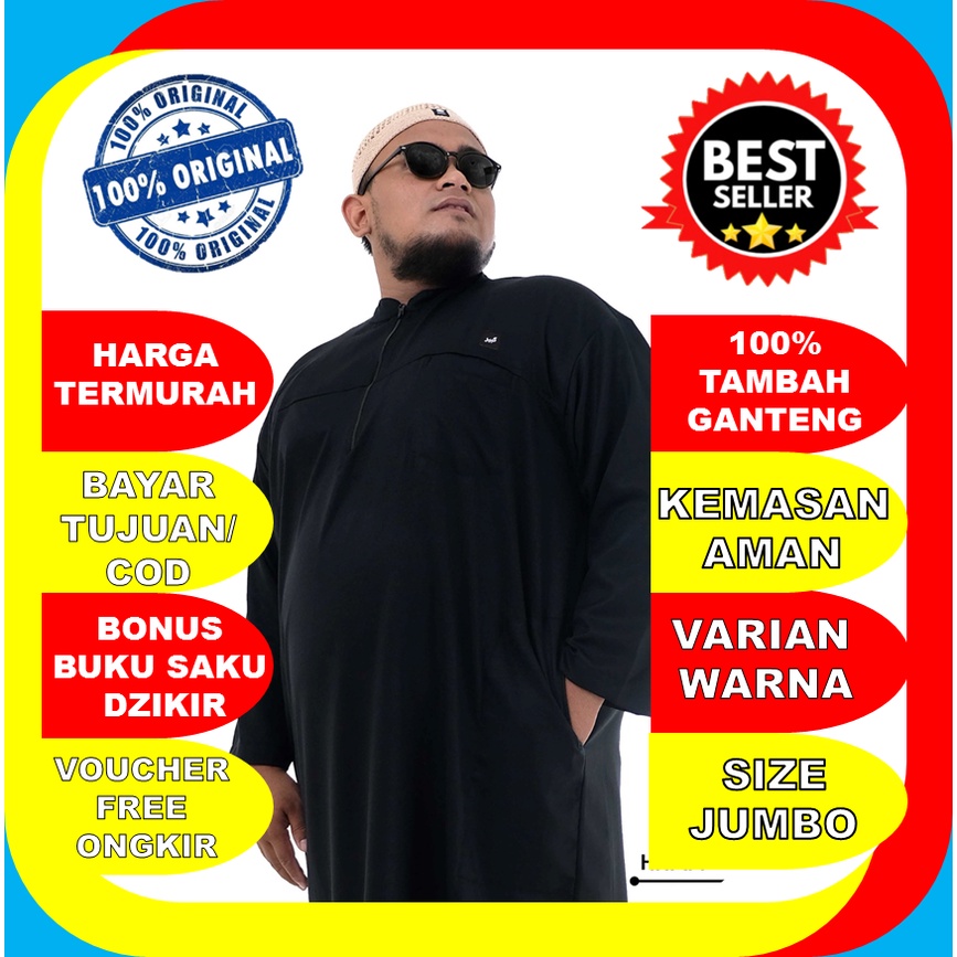 GROSIR JUBAH GAMIS MADANI KABIRO PRIA MAKASSAR BY ROSAL KEREN / BAJU MUSLIM ROSAL PRIA PREMIUM