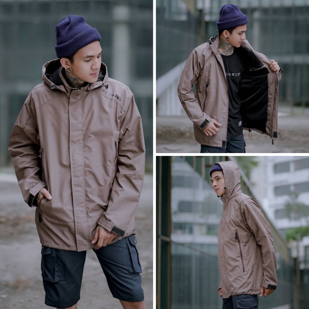 The Bojiel Jaket Parasit Pria Wanita Combi Multiwarna Terbaru Code ZN1 TASLAN WATERPROOF TYPE MEDIUM