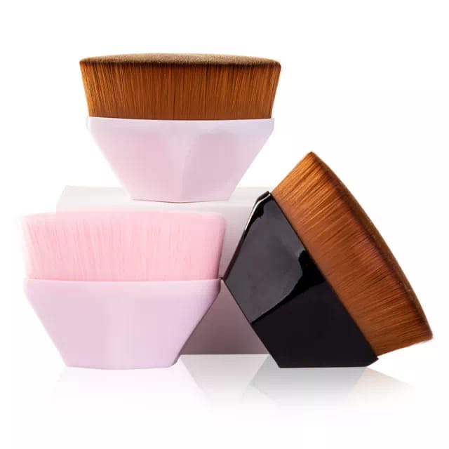 Tmall88 Brush Gagang Pendek / Brush Bedak Tabur / Kabuki Brush