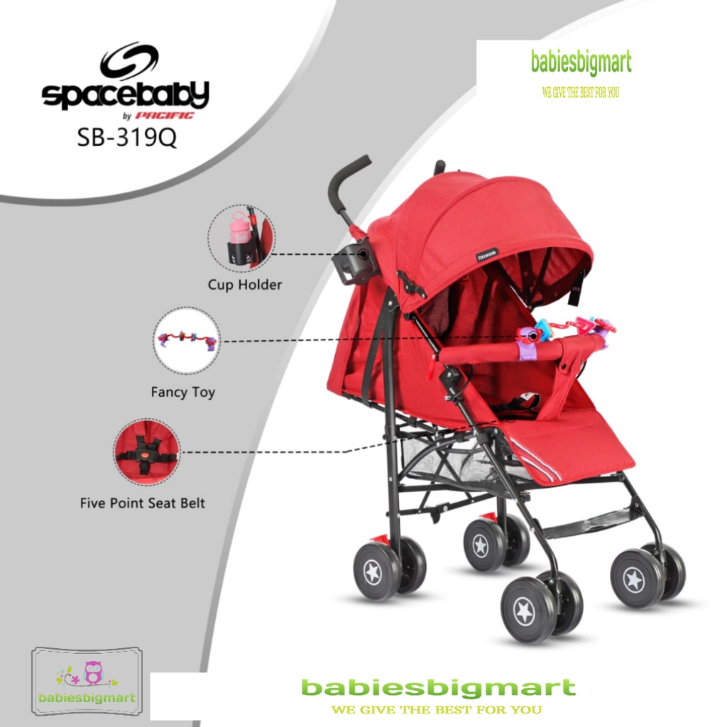 Stroller SpaceBaby SB 319Q Kereta Dorong Space Baby