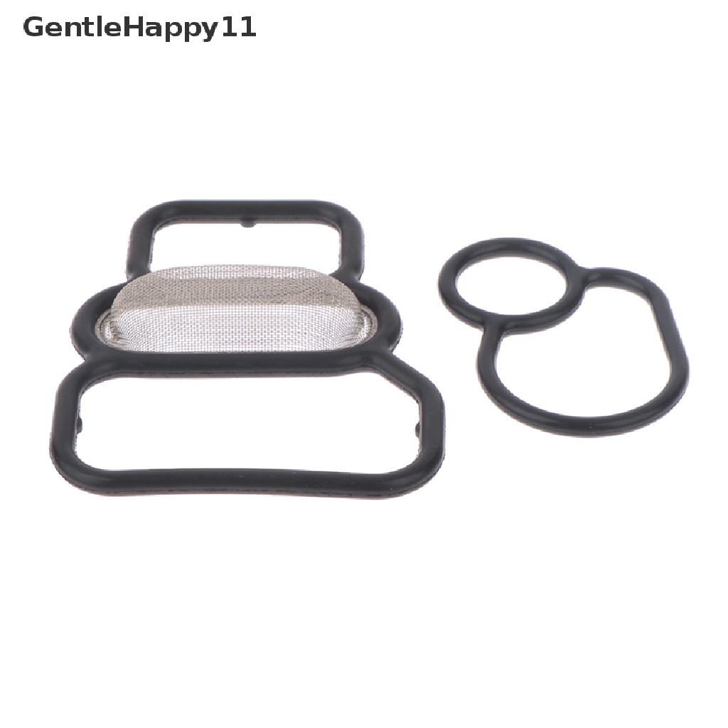 Gentlehappy 1Set 15825-P2M-005/36172-P08-015 Kit Gasket Solenoid Vtec Kompatibel Dengan 1996-2005 Civic D16 D17 VVT Solenoid Valve Gasket Filter id