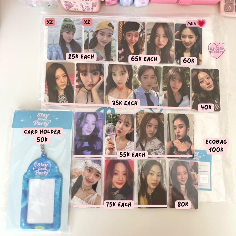 STAYC PHOTOCARDS / staycool card holder ecobag we need love staydom stereotype stay in chicago drink
