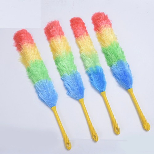 KEMOCENG PELANGI GAGANG KUNING BULU PLASTIK SINTETIS STATIC DUSTER - 359#