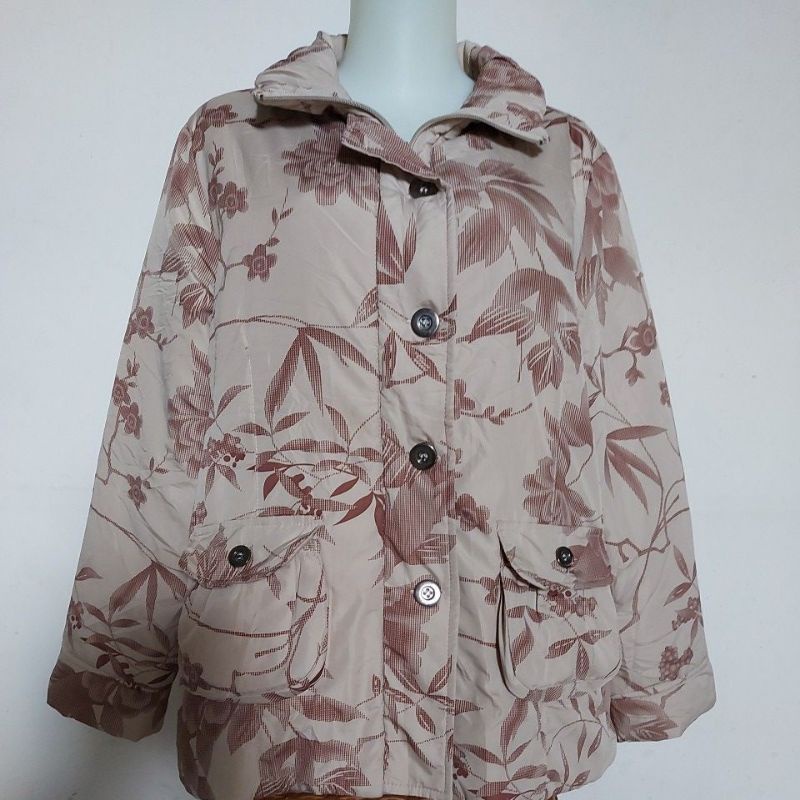 Jaket Motif Bunga