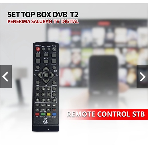 REMOTE SET TOP BOX UNIVERSAL REMOTE DVB-T2 REMOTE UNIVERSAL REMOT STB multi