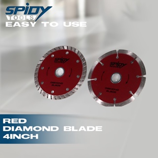 SPIDY Mata Potong Keramik 105mm Red Diamond Blade 4” For Ceramik Tile Concrete Adesite