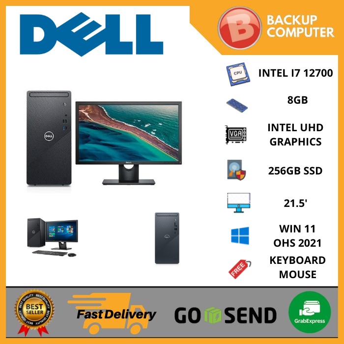 PC DESKTOP DELL VOSTRO 3910 i7 8GB 256GB SSD