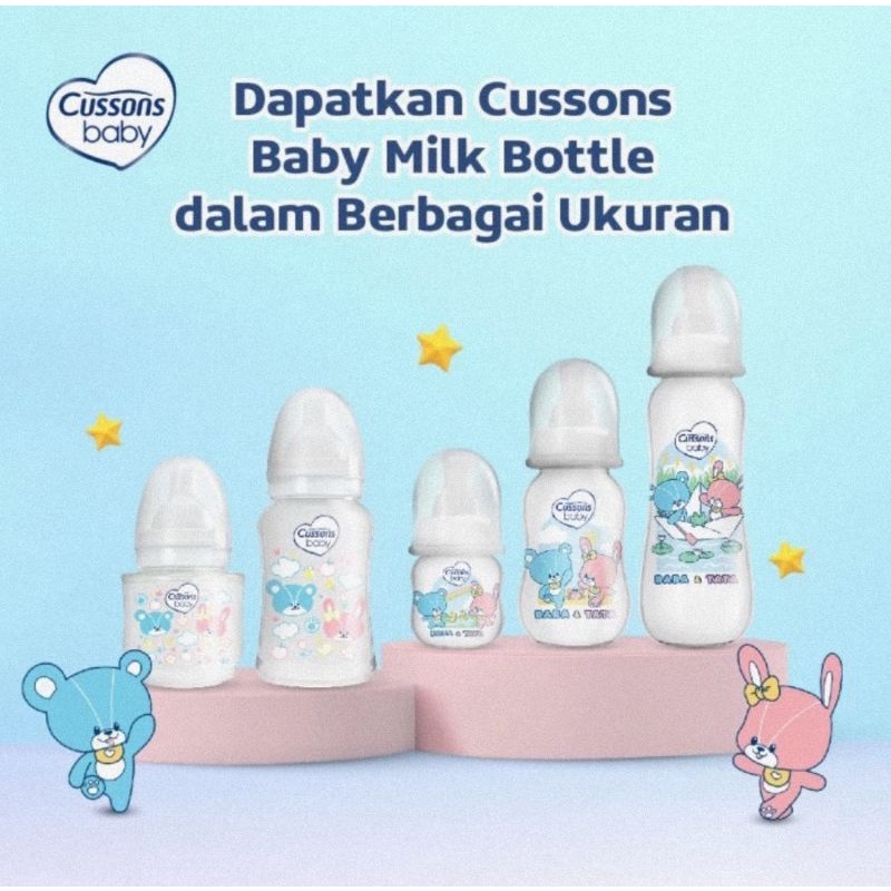 Cussons Baby Nipple Silicone Wide Neck Size S,M, &amp; L Isi 2 Pcs - Dot Botol Susu