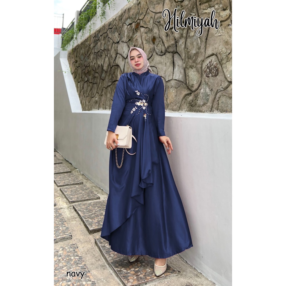 HILMIYAH Gamis kondangan gaun pesta muslimah