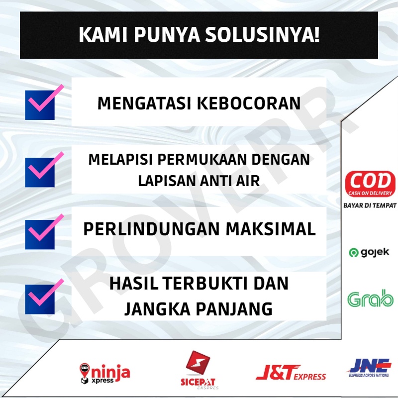 Jaysuing Lem Taransparan Transparant Bening Anti Bocor Rembes Krembes Air Penambal Perekat Atap Rumah Genteng Keramik Dinding Tembok Kusen Plafon Jendela Retak Jaysuing Invisible Waterproof Original